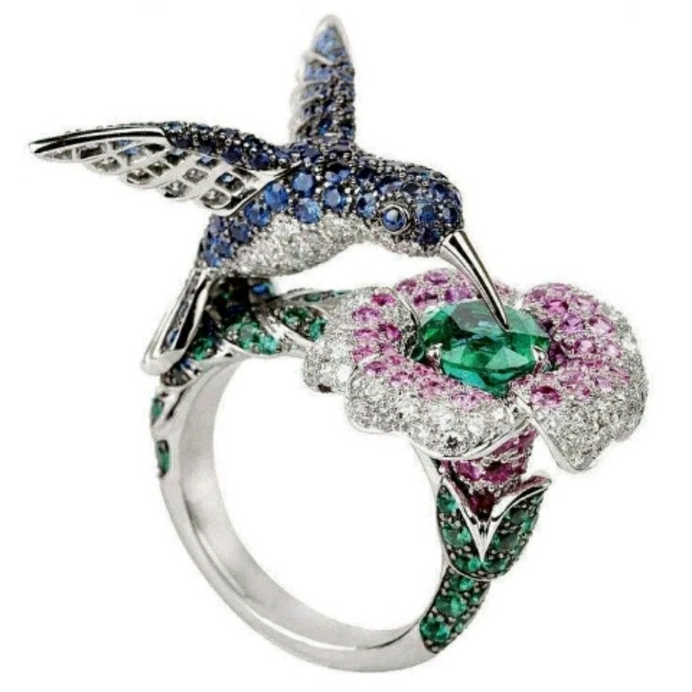 3.6 carat Hummingbird Ring